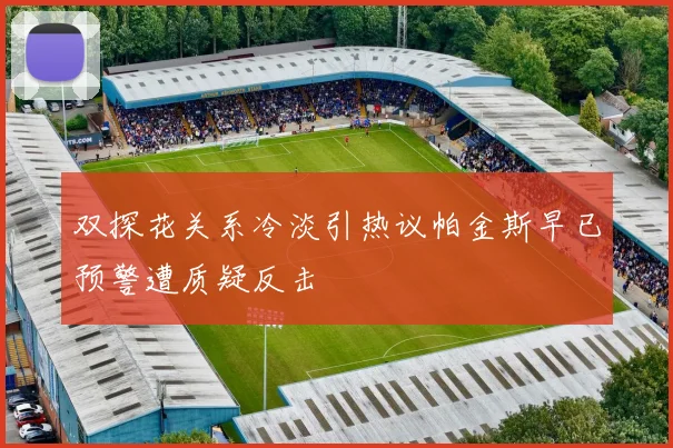 双探花关系冷淡引热议帕金斯早已预警遭质疑反击